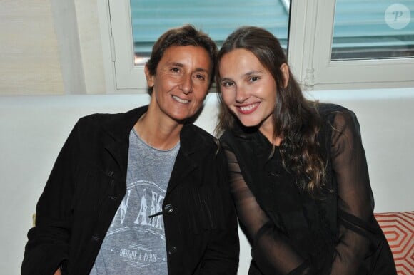 Exclusif - Valérie Boukobza et Virginie Ledoyen - Premier anniversaire du restaurant "Victoria 1836" à Paris, le 2 septembre 2015.