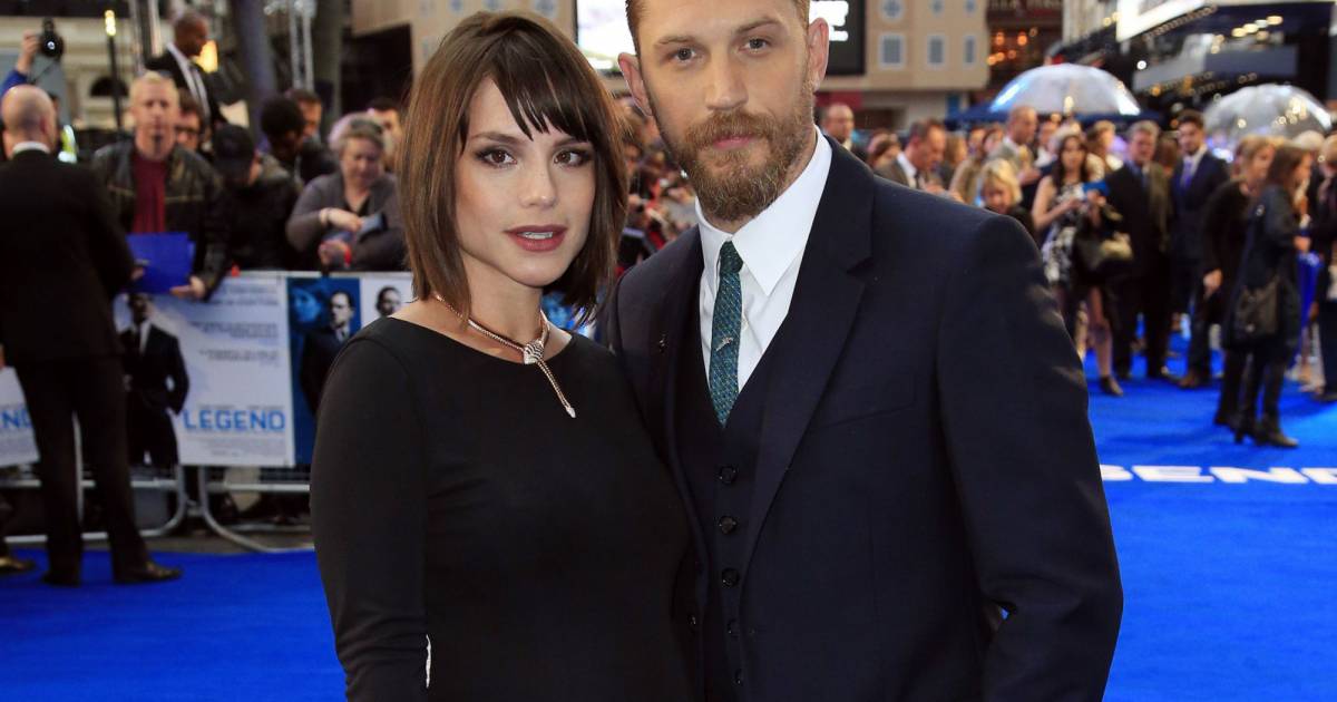 Tom Hardy Et Son épouse Charlotte Riley Enceinte à Lavant Première Du Film Legend à Londres 