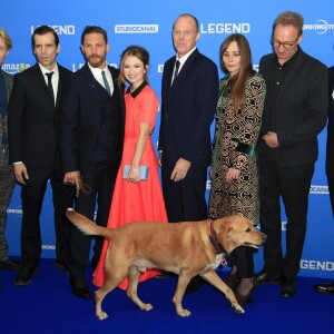 Tom Hardy et l'équipe du film "Legend" à Londres, le 3 septembre 2015.