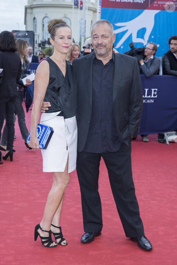 Jean-Pierre Jeunet et sa femme Lisa - Tapis rouge du film "Life" lors du 41ème Festival du film américain de Deauville, le 5 septembre 2015.