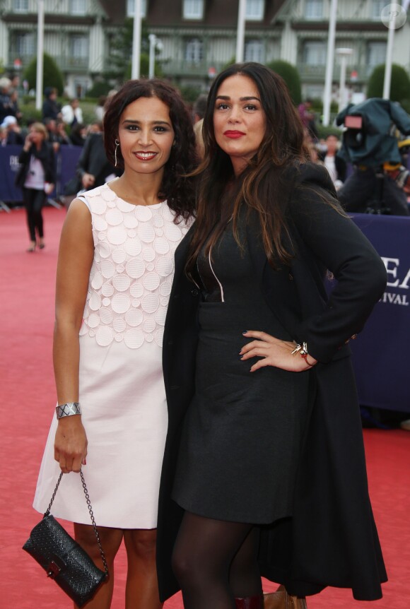 Lola Dewaere et Aïda Touihri - Tapis rouge du film "Life" lors du 41ème Festival du film américain de Deauville, le 5 septembre 2015.