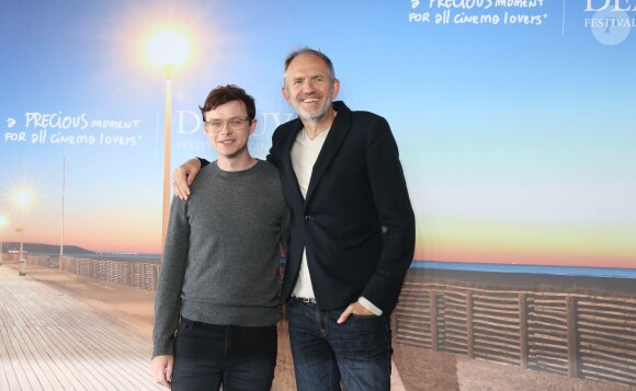 Anton Corbijn et Dane Dehaan - Photocall du film "Life" lors du 41ème Festival du film américain de Deauville, le 5 septembre 2015.