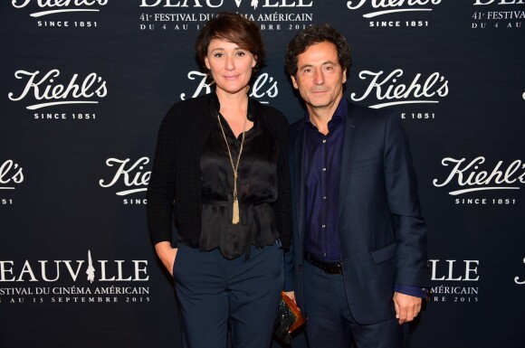 Daniela Lumbroso et son mari - Soirée au Kiehl's Club, dans le cadre du 41e Festival de Deauville, le 5 septembre 2015