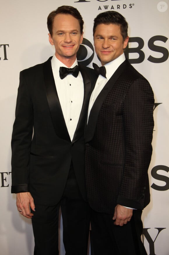 Neil Patrick Harris et son compagnon David Burtka - 68ème cérémonie des "Tony Awards" à New York, le 8 juin 2014.