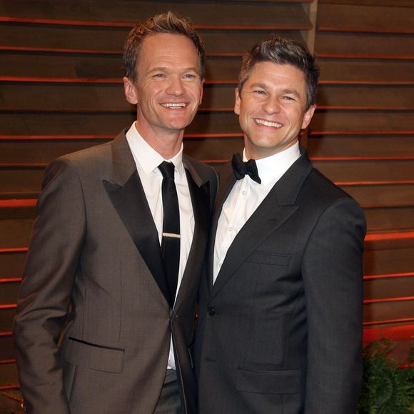 Neil Patrick Harris et David Burtka - Arrivées des people à la soirée Vanity Fair après la 86 ème cérémonie des Oscars le 2 mars 2014