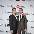Neil Patrick Harris et son compagnon David Burtka - Personnalités à la "Elton John AIDS Foundation Viewing Party" à l'occasion de la 86e cérémonie des Oscars à Los Angeles, le 2 mars 2014
