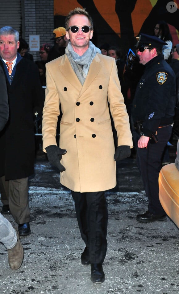 Neil Patrick Harris - People arrivant sur le plateau de l'emission "Late Show With David Letterman" à New York, le 17 février 2014.