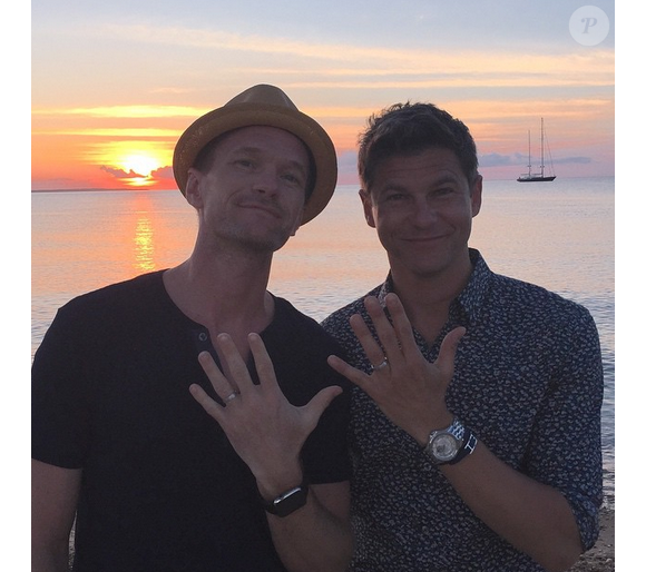 Neil Patrick Harris et son époux David Burtka / photo postée sur Instagram.