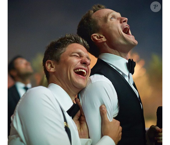 Neil Patrick Harris et David Burtka fêtent leur premier anniversaire de mariage / photo postée sur Instagram.