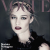 Beatrice Borromeo, photographiée par Paolo Roversi, en couverture de Vogue Unique spécial Haute Couture, supplément du Vogue Italie de septembre 2015.