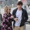 Exclusif - Emma Roberts a acheté une boisson chaude à West Hollywood Los Angeles, le 07 Février 2015