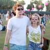 Emma Roberts, Evan Peters - People au 3ème jour du festival de musique Coachella à Indio. Le 13 avril 2014