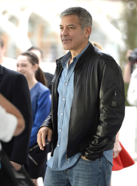George Clooney - Conférence de presse du film "A la poursuite de demain" à Valence en Espagne le 19 mai 2015.