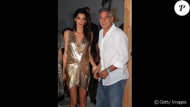 George Clooney et sa femme Amal Alamuddin Clooney