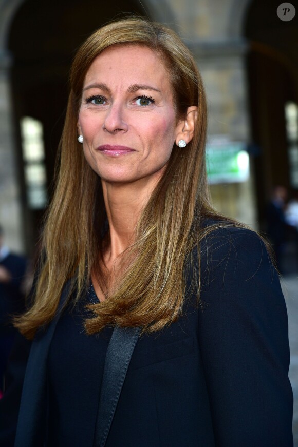 Anne Gravoin - Opéra en plein air - "La Traviata" (une production de Benjamin Patou, le PDG de Moma Group) dans la cour d'honneur de l'hôtel des Invalides, à Paris, le 8 septembre 2015.