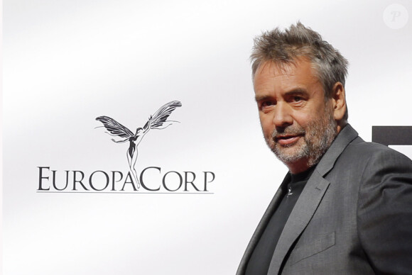 Luc Besson lors de la conférence de presse de l'inauguration de la Cité du cinéma le 21 septembre 2012 à Saint-Denis en Ile-de-France