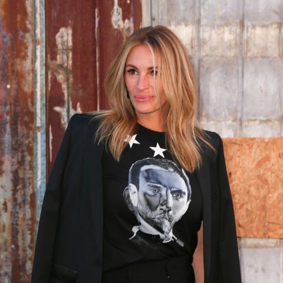 Julia Roberts arrive au Pier 26 pour assister au défilé Givenchy printemps-été 2016 à New York. Le 11 septembre 2015.