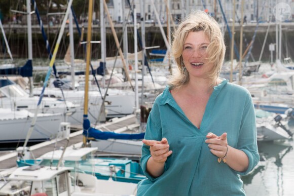 Cécile Bois, lors du 17e Festival de fiction TV de La Rochelle, le 11 septembre 2015.