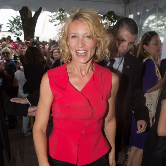 Alexandra Lamy, lors du 17e Festival de fiction TV de La Rochelle, le 11 septembre 2015.
