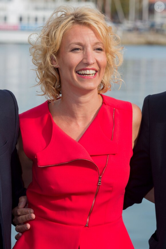 Alexandra Lamy, lors du 17e Festival de fiction TV de La Rochelle, le 11 septembre 2015.