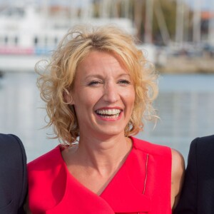 Alexandra Lamy, lors du 17e Festival de fiction TV de La Rochelle, le 11 septembre 2015.