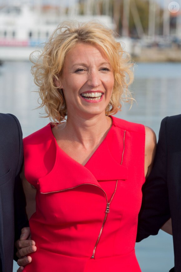 Alexandra Lamy, lors du 17e Festival de fiction TV de La Rochelle, le 11 septembre 2015.