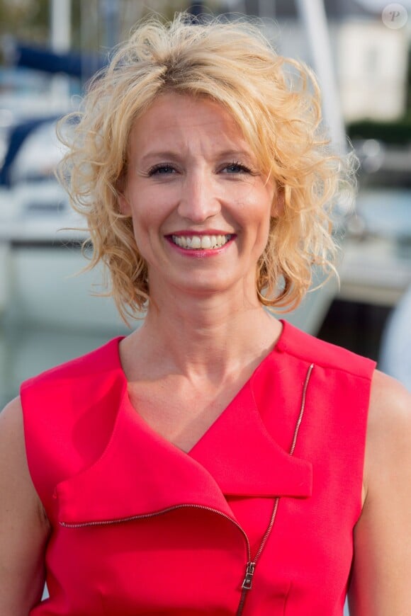 Alexandra Lamy, lors du 17e Festival de fiction TV de La Rochelle, le 11 septembre 2015.