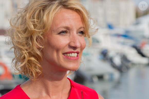 Alexandra Lamy, lors du 17e Festival de fiction TV de La Rochelle, le 11 septembre 2015.