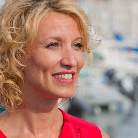 Alexandra Lamy, lors du 17e Festival de fiction TV de La Rochelle, le 11 septembre 2015.