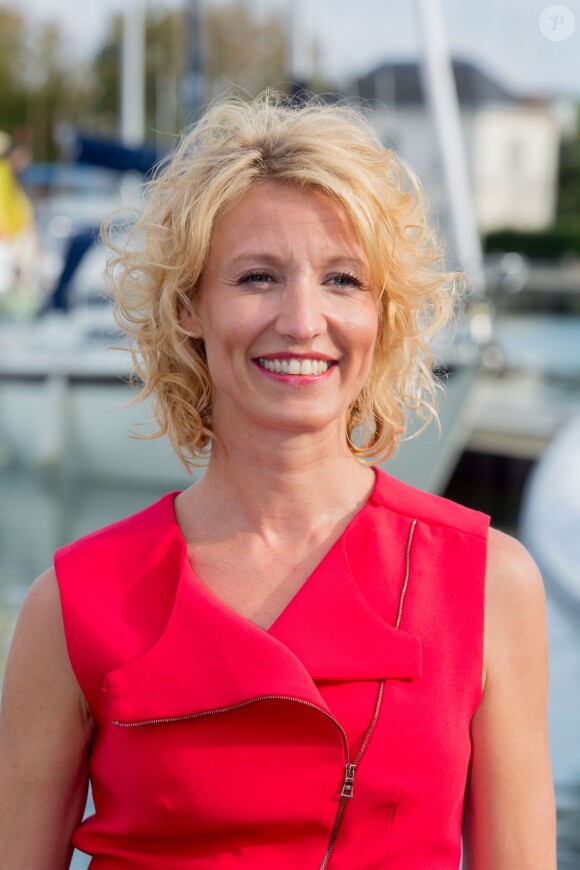 Alexandra Lamy, lors du 17e Festival de fiction TV de La Rochelle, le 11 septembre 2015.