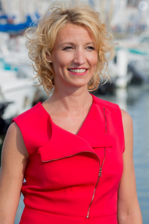 Alexandra Lamy, lors du 17e Festival de fiction TV de La Rochelle, le 11 septembre 2015.