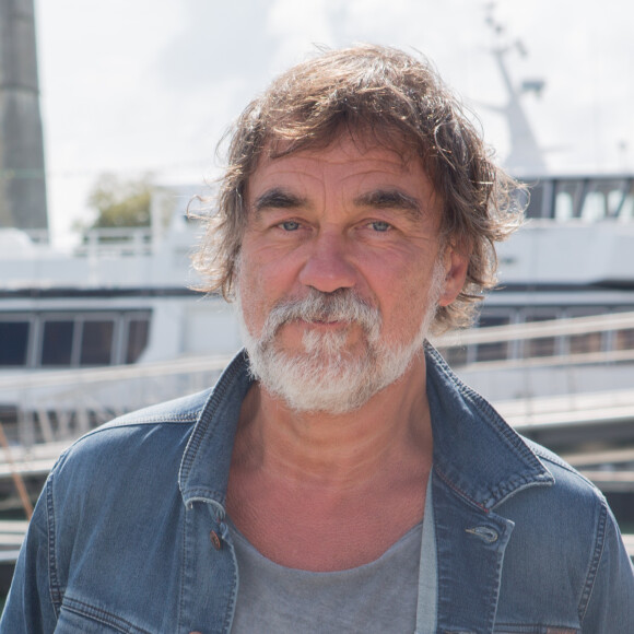 Bruno Wolkowitch et Olivier Marchal, lors du 17e Festival de fiction TV de La Rochelle, le 11 septembre 2015.