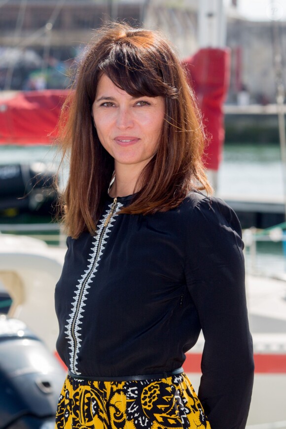Anne Charrier, lors du 17e Festival de fiction TV de La Rochelle, le 11 septembre 2015.