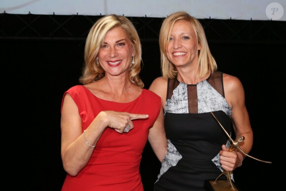 Michèle Laroque, Alexandra Lamy - Cérémonie de clôture du 17ème festival de fiction TV de La Rochelle à l'Espace Encan à La Rochelle le 12 septembre 201512/09/2015 - La Rochelle