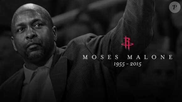 Moses Malone, légende de la NBA, est mort le 13 décembre 2015 à Northfolk