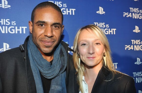 Loup-Denis Elion et Audrey Lamy - Soirée de lancement de la console Playstation 4 Sony au centre culturel alternatif Electric à Paris le 28 novembre 2013.
