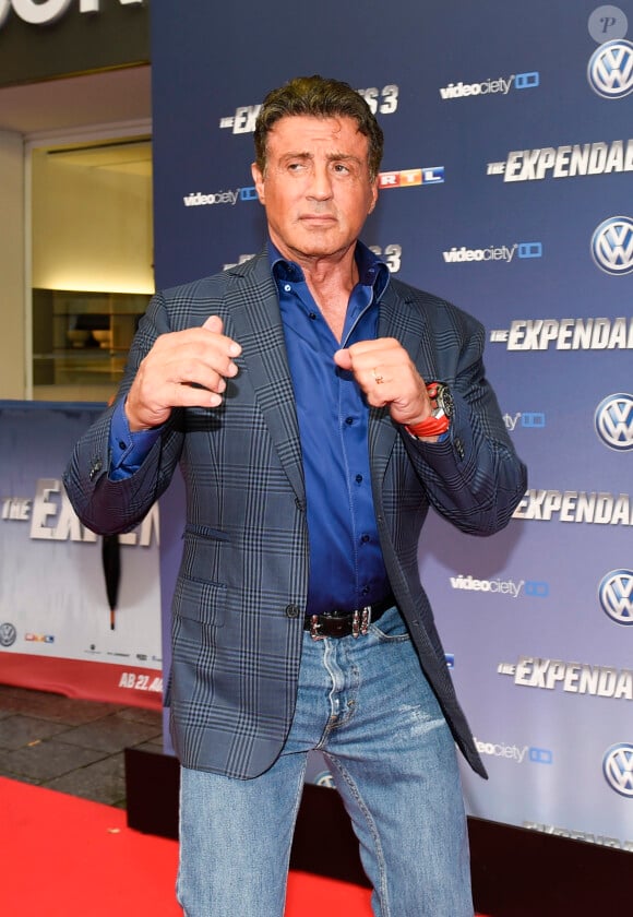 Sylvester Stallone - Première du film "Expendables 3" à Cologne en Allemagne le 6 août 2014.