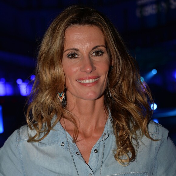 Sophie Thalmann - Soirée Samsung "New Edge Night" pour la sortie du nouveau Samsung Galaxy GS6 edge + à la piscine Molitor à Paris le 15 septembre 2015.