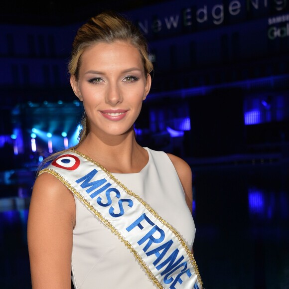 Camille Cerf (Miss France 2015) - Soirée Samsung "New Edge Night" pour la sortie du nouveau Samsung Galaxy GS6 edge + à la piscine Molitor à Paris le 15 septembre 2015.
