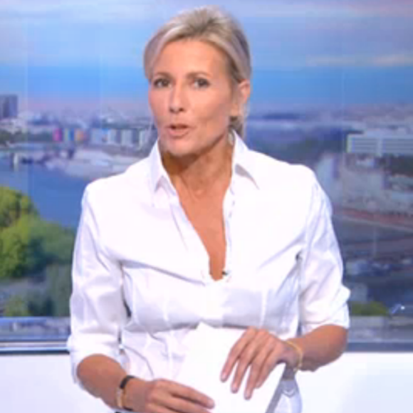 Claire Chazal fait ses adieux au JT de TF1 après 24 années de bons et loyaux services, le dimanche 13 septembre 2015.