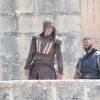 Michael Fassbender sur le tournage d'Assassins Creed à Malte le 8 septembre 2015.