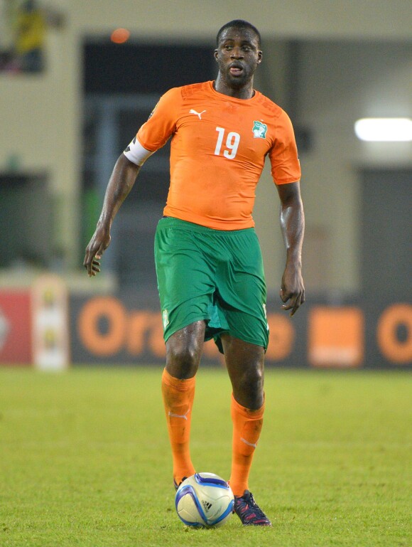 Yaya Touré en janvier 2015 durant la Orange Africa Cup of Nations Final soccer à Malabo, en Guinée