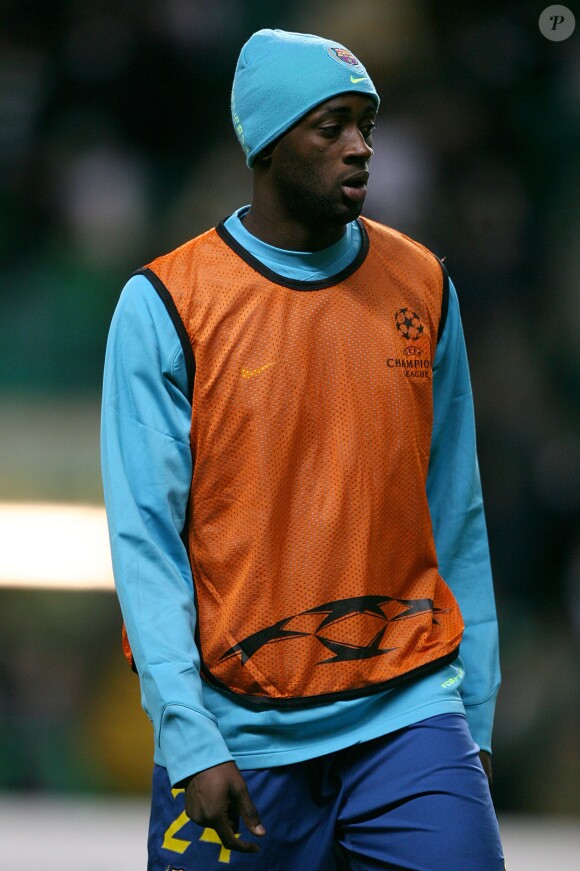 Yaya Touré pendant la UEFA Champions League en février 2008