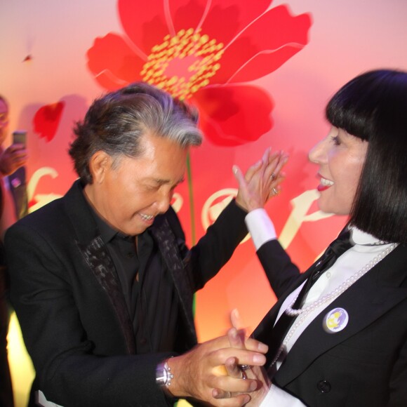 Kenzo Takada, Chantal Thomass - Soirée des 50 ans de la vie parisienne de Kenzo Takada au Pré Catelan à Boulogne le 17 septembre 2015.