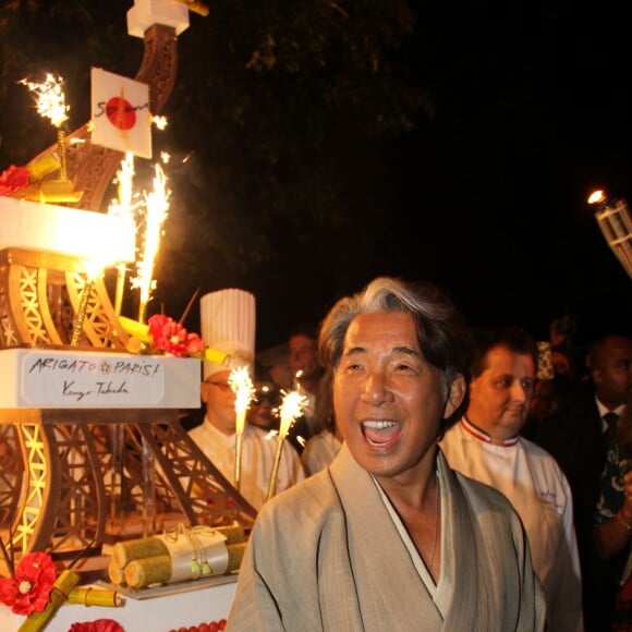 Kenzo Takada - Soirée des 50 ans de la vie parisienne de Kenzo Takada au Pré Catelan à Boulogne le 17 septembre 2015.