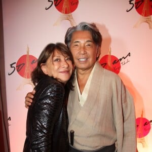 Barbara Bui, Kenzo Takada - Soirée des 50 ans de la vie parisienne de Kenzo Takada au Pré Catelan à Boulogne le 17 septembre 2015.