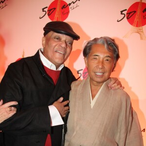 Guy Cuevas, Kenzo Takada - Soirée des 50 ans de la vie parisienne de Kenzo Takada au Pré Catelan à Boulogne le 17 septembre 2015.