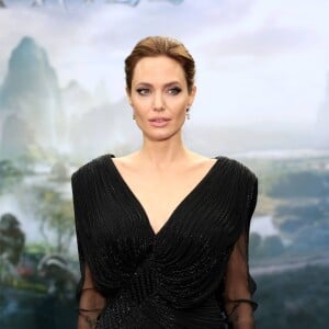 Angelina Jolie - Première du film "Maleficent" à Londres le 8 mai 2014.