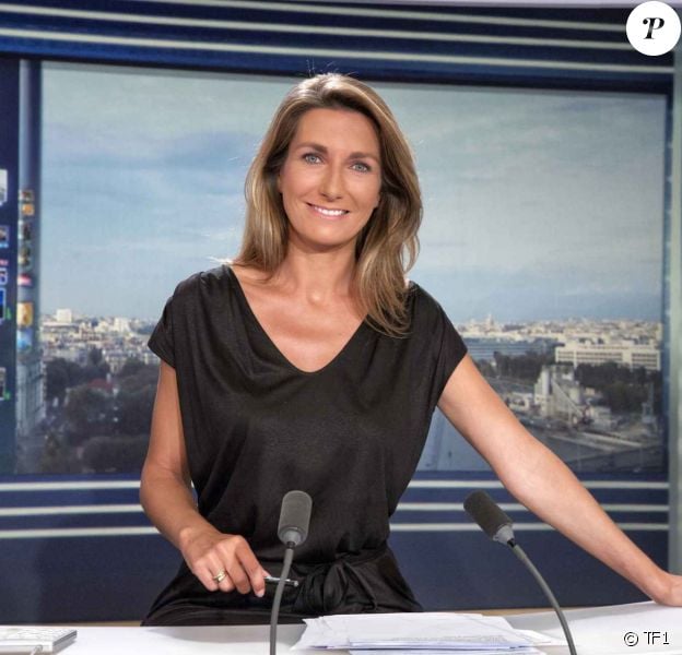 Anne-Claire Coudray, désormais titulaire de son poste aux JT du week-end de TF1.