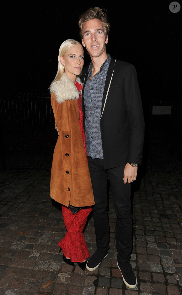 Poppy Delevingne et son mari James Cook à la soirée US Ambassador en association avec le magasine Vogue lors de la Fashion Week de Londres, le 18 septembre 2015.